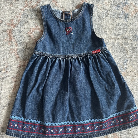 Vintage Oshkosh Denim Dress - Picture 2 of 3